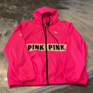 VS PINK Rain Hoodie💖 Size M/L Windbreaker